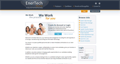 Desktop Screenshot of enertechresource.com